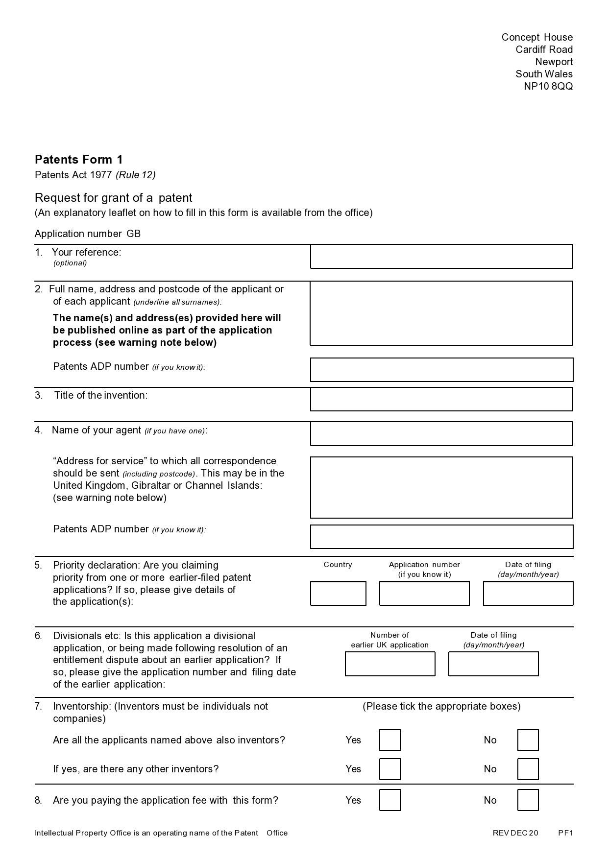 Free provisional patent application template 08