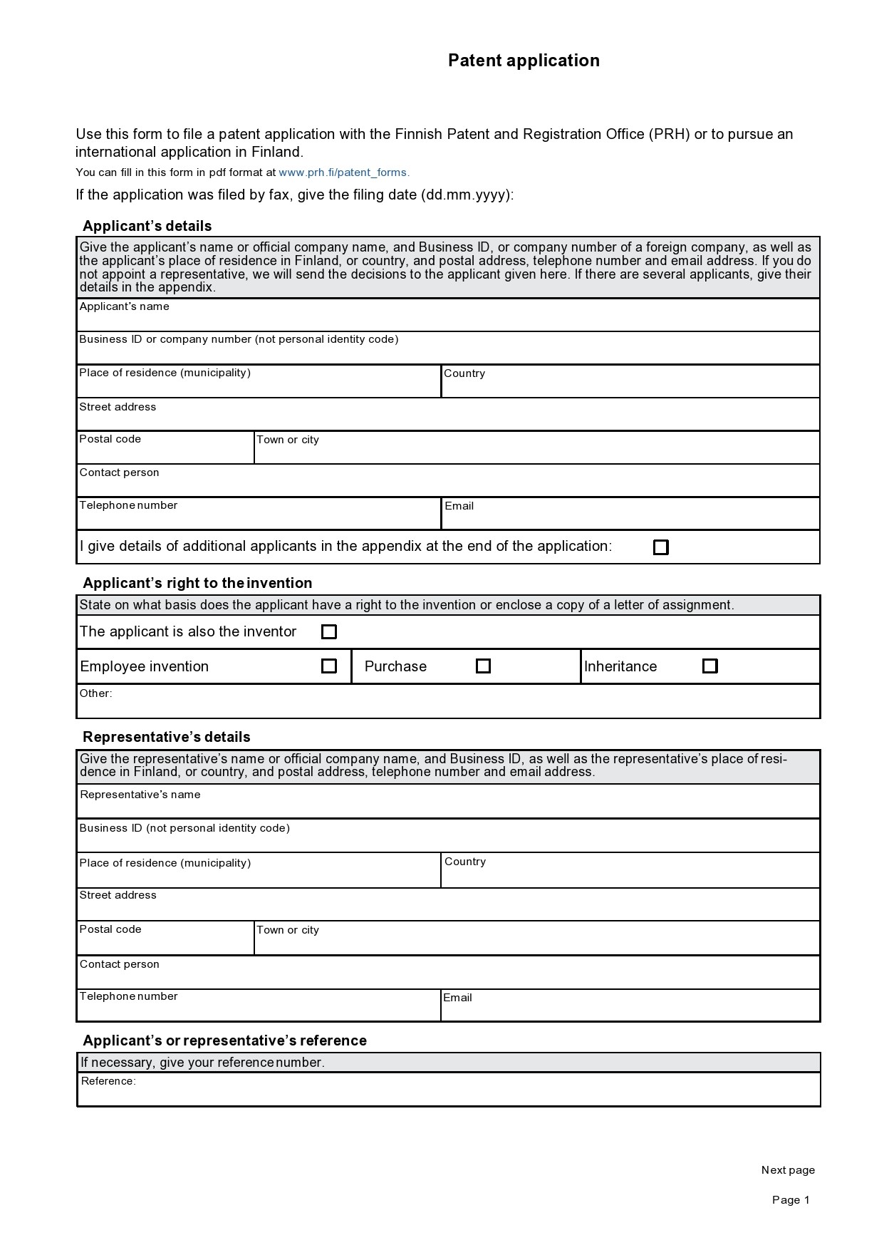 Free provisional patent application template 11