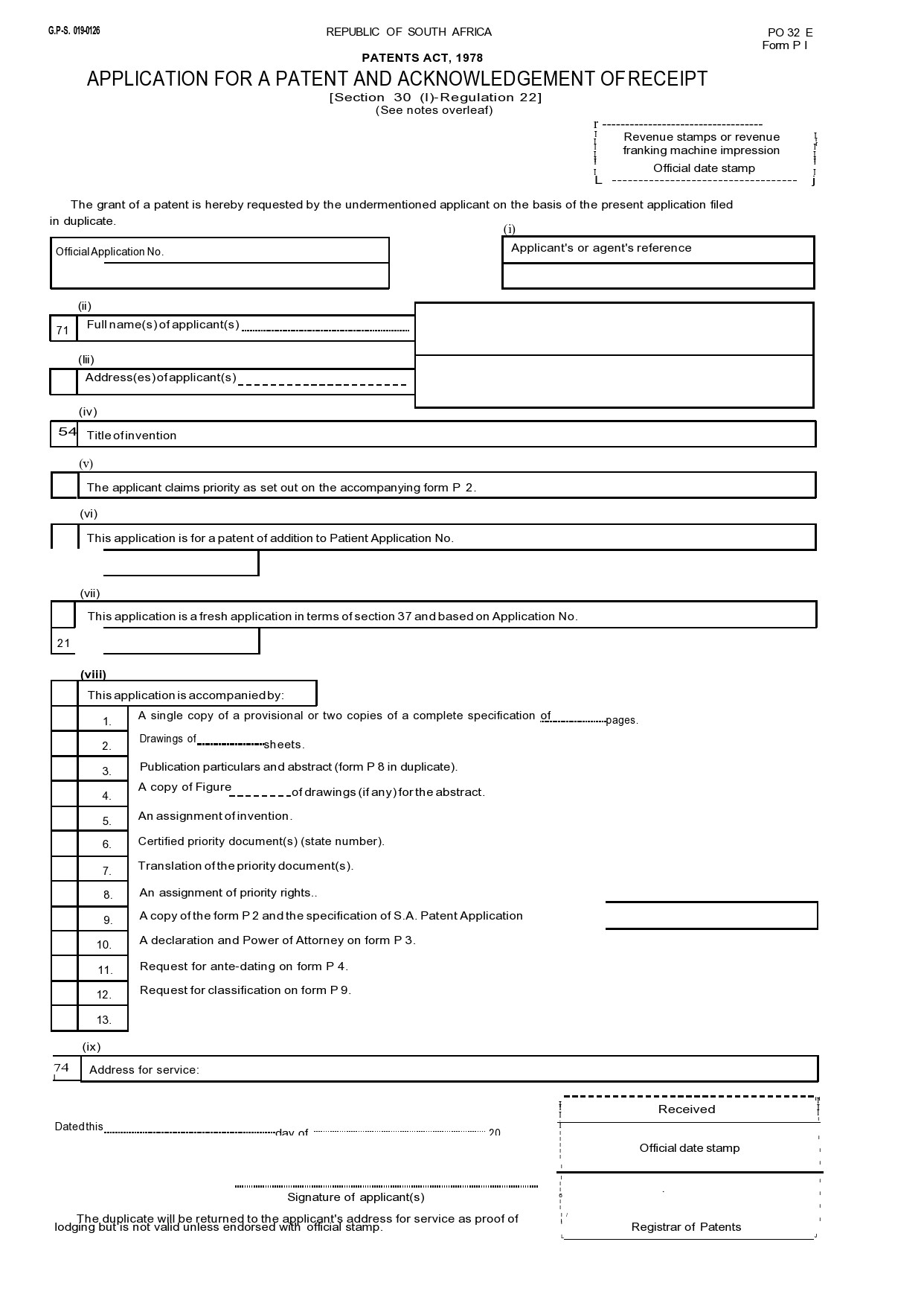 Free provisional patent application template 19