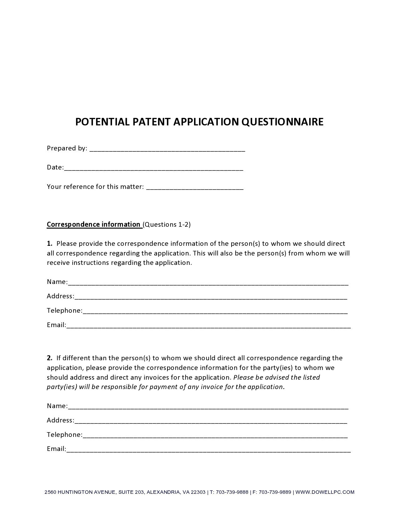 Plantilla de solicitud de patente provisional gratuita 21