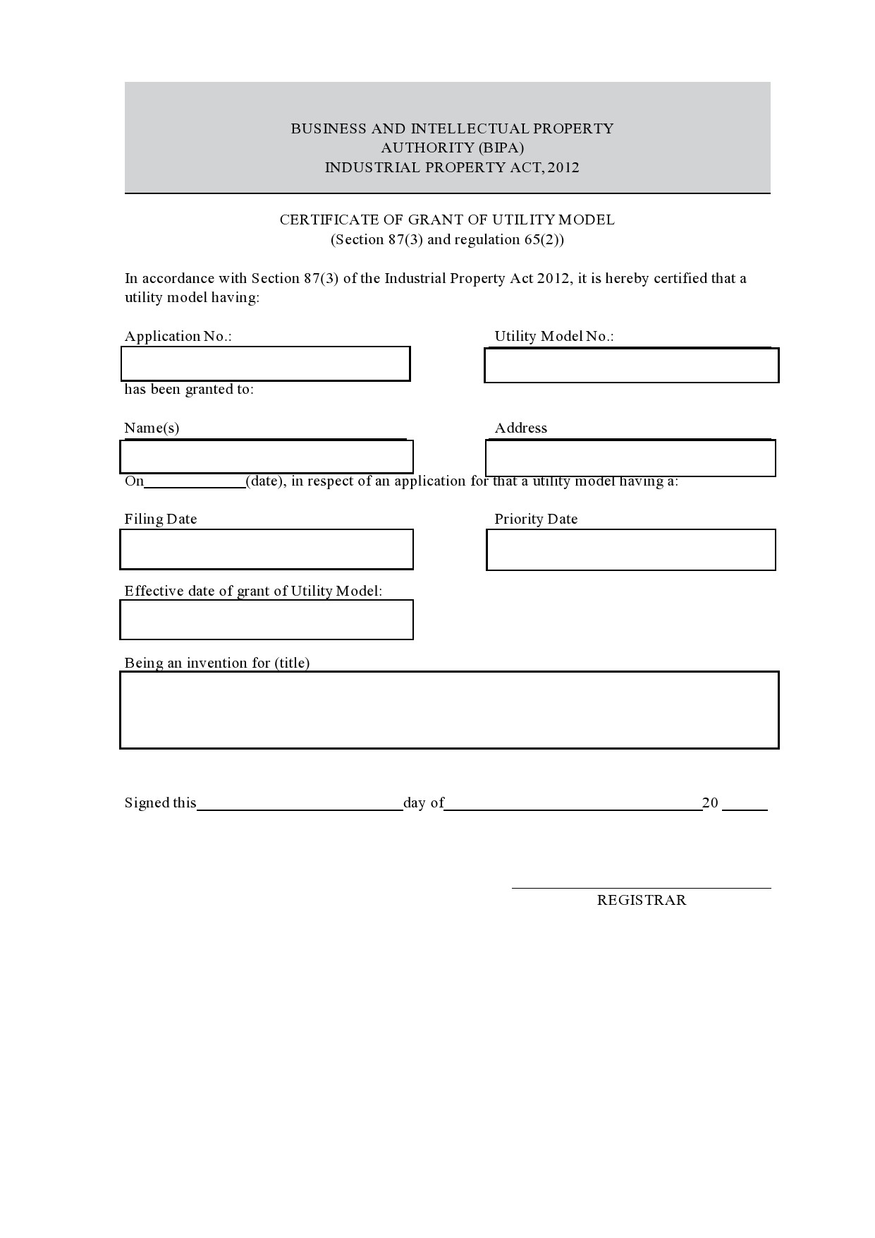 Free provisional patent application template 25