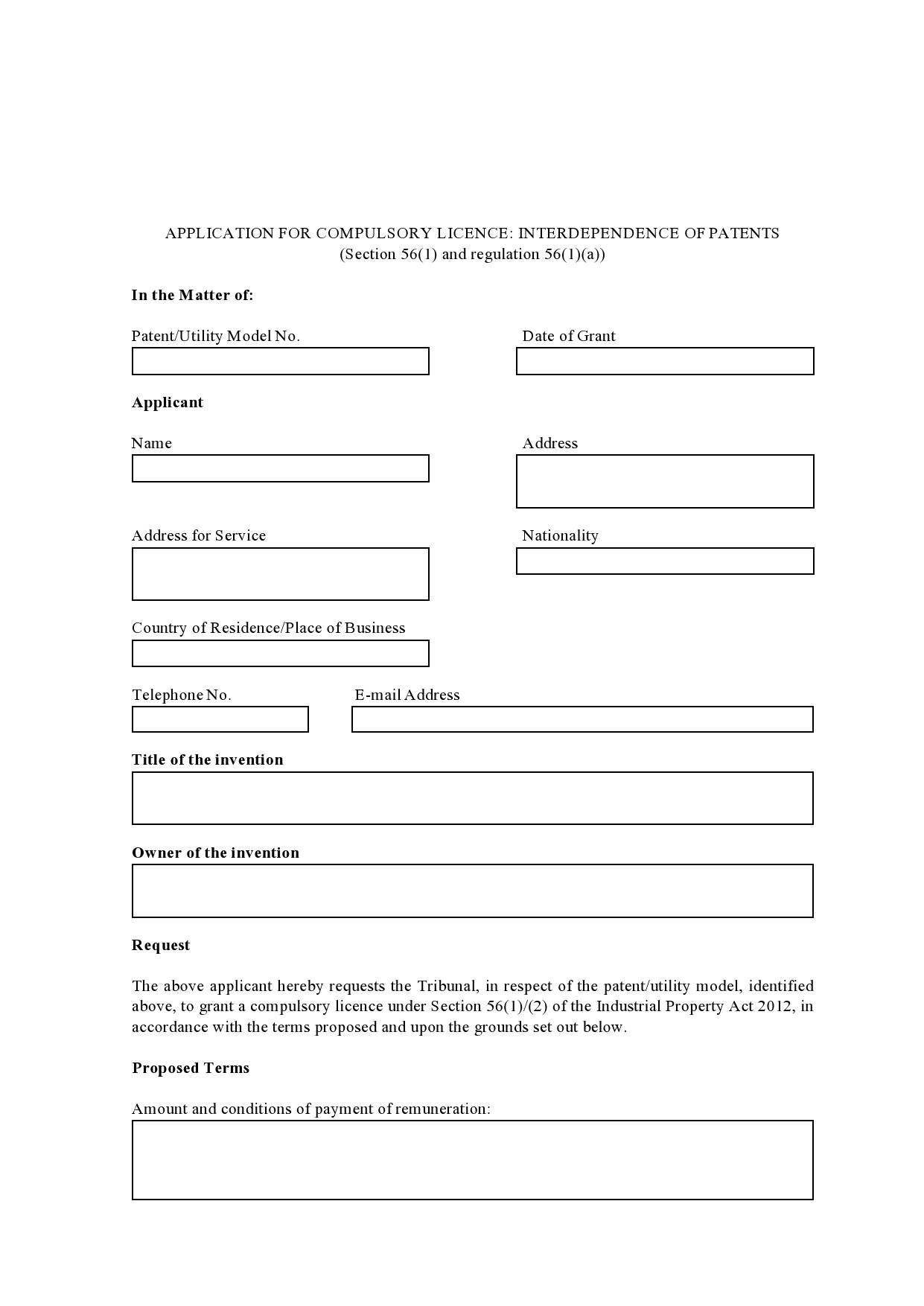 Free provisional patent application template 30