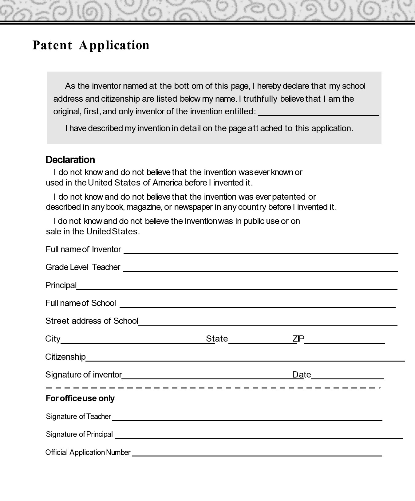 Free provisional patent application template 39