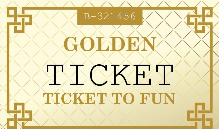 Free golden ticket template 06