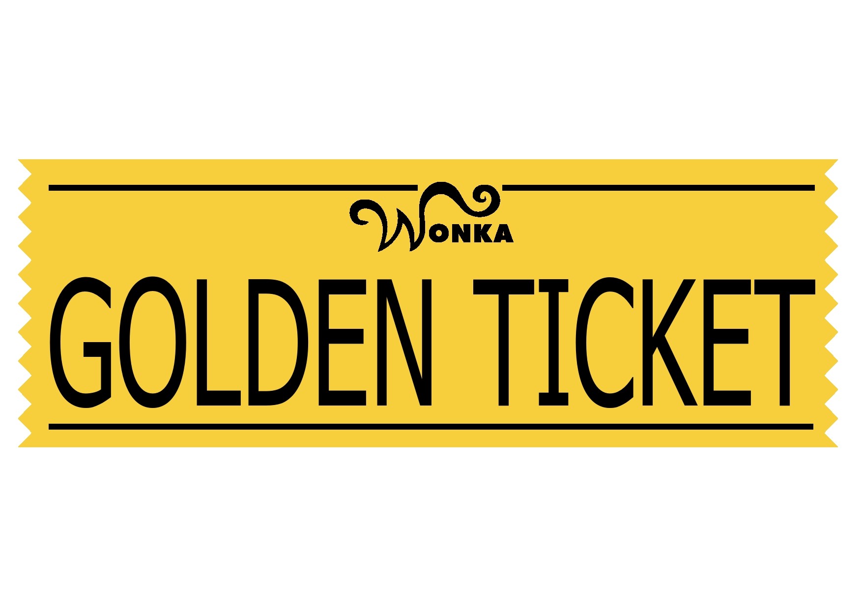 Free golden ticket template 07