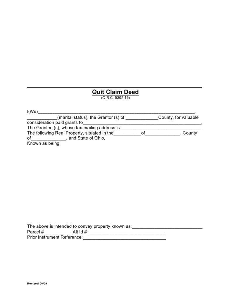 41 Free Quitclaim Deed Forms &amp; Templates ᐅ TemplateLab