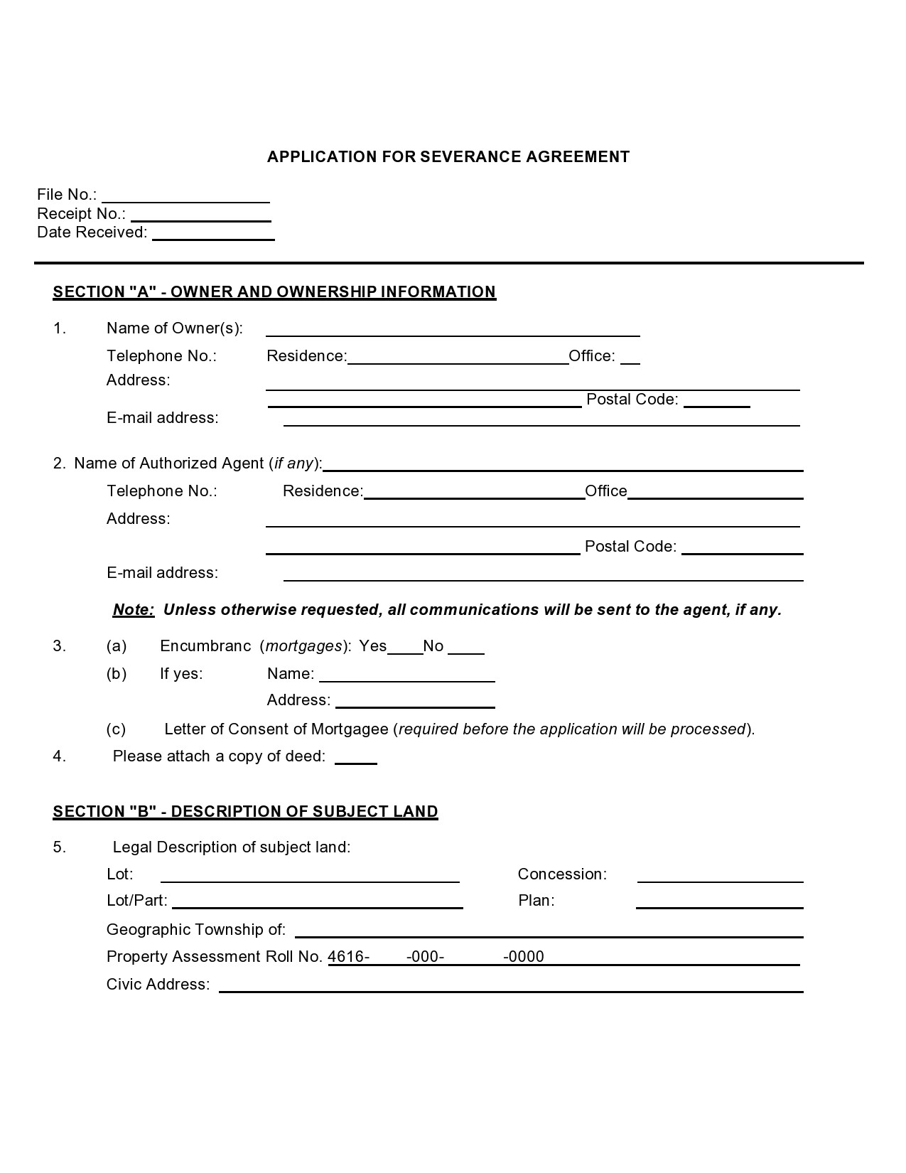 Free severance agreement template 33
