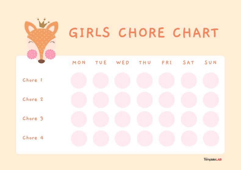 23 FREE Chore Chart Templates for Kids ᐅ TemplateLab