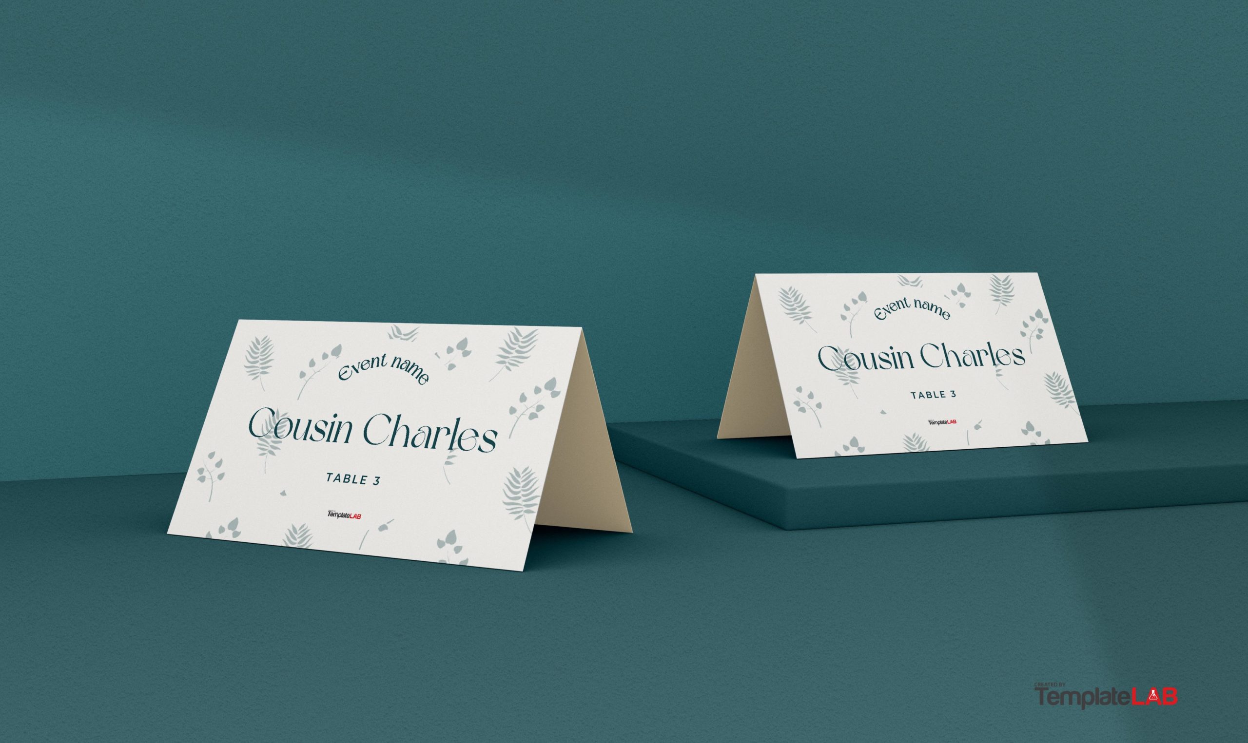 Free Table Place Card Template