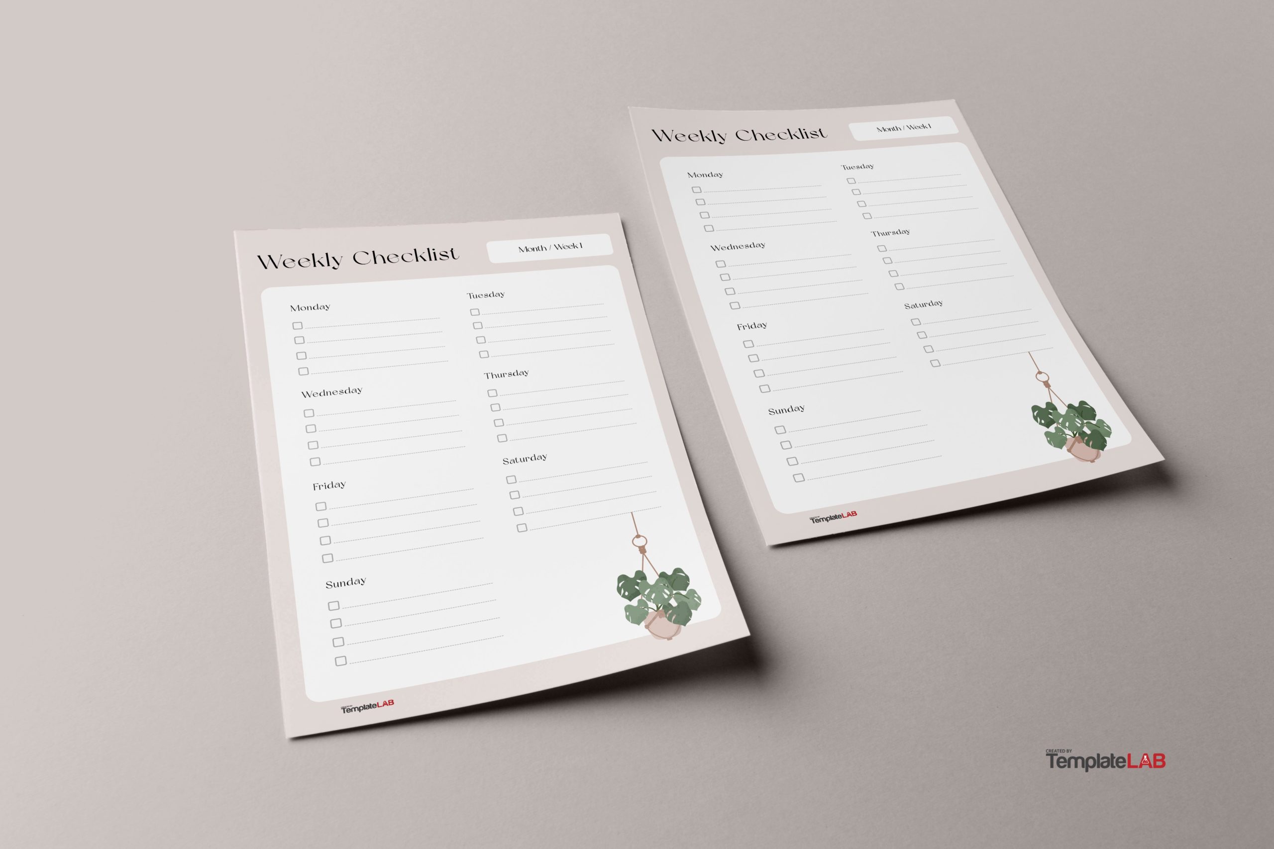 Free Weekly To Do List Template