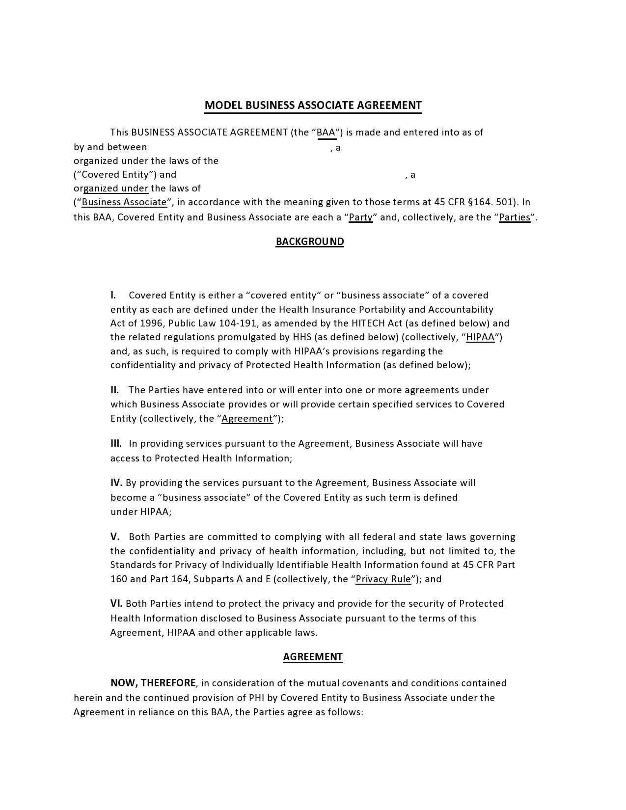 Free business contract template 04