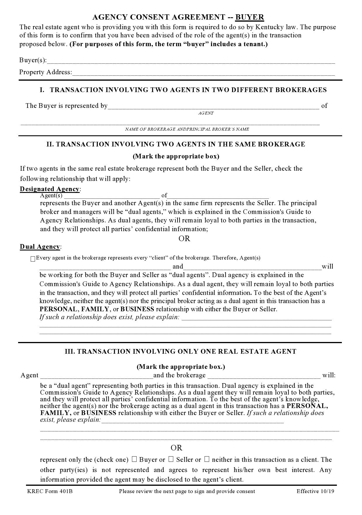 Free buyer agency agreement 14