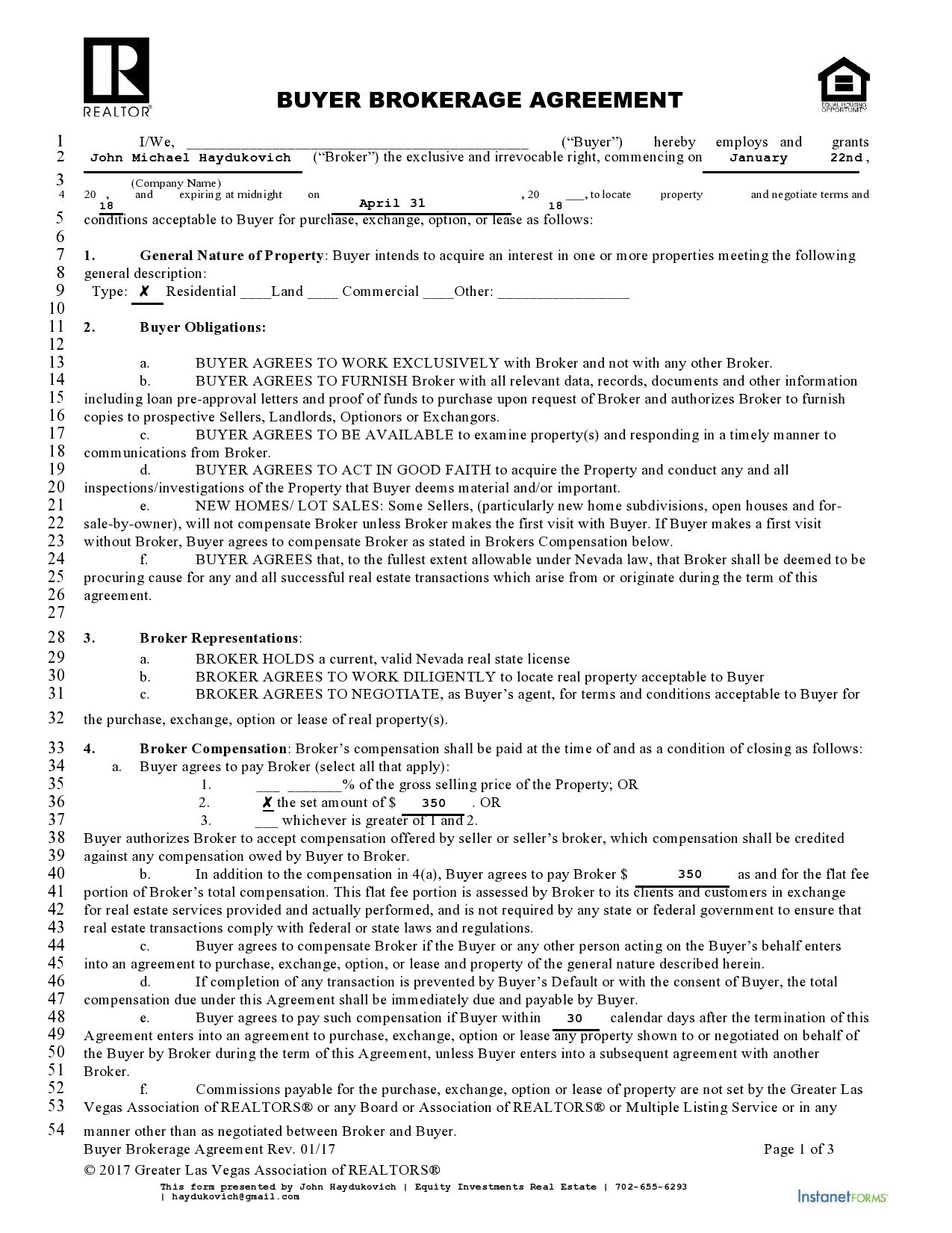 Free buyer agency agreement 37