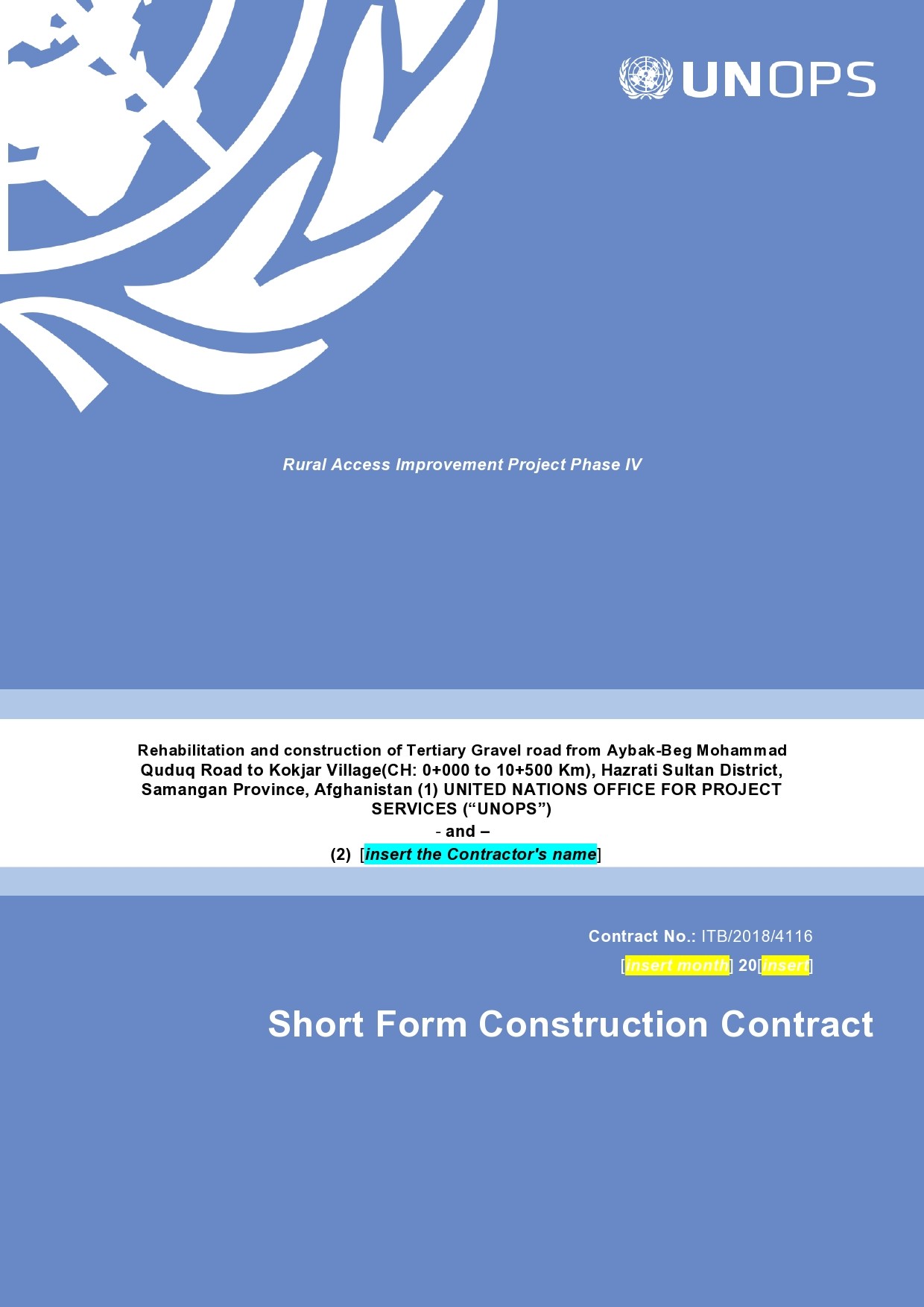 Free construction contract agreement 15