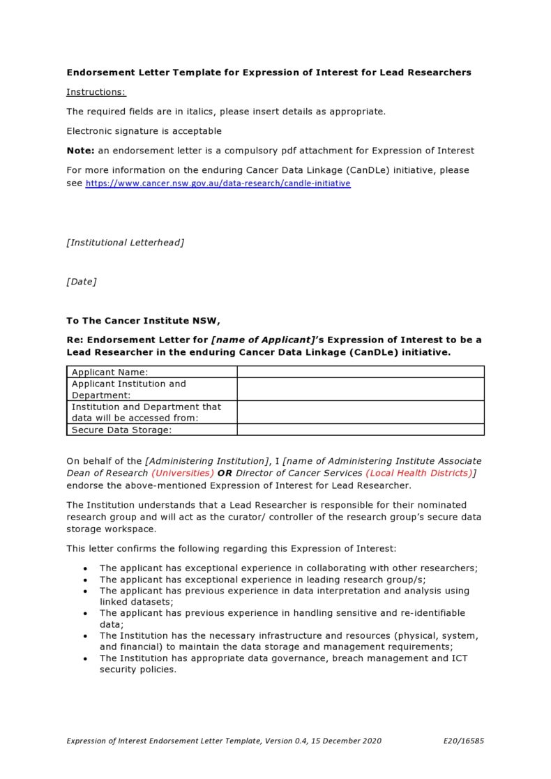 40 Perfect Endorsement Letters (Free Examples) ᐅ TemplateLab