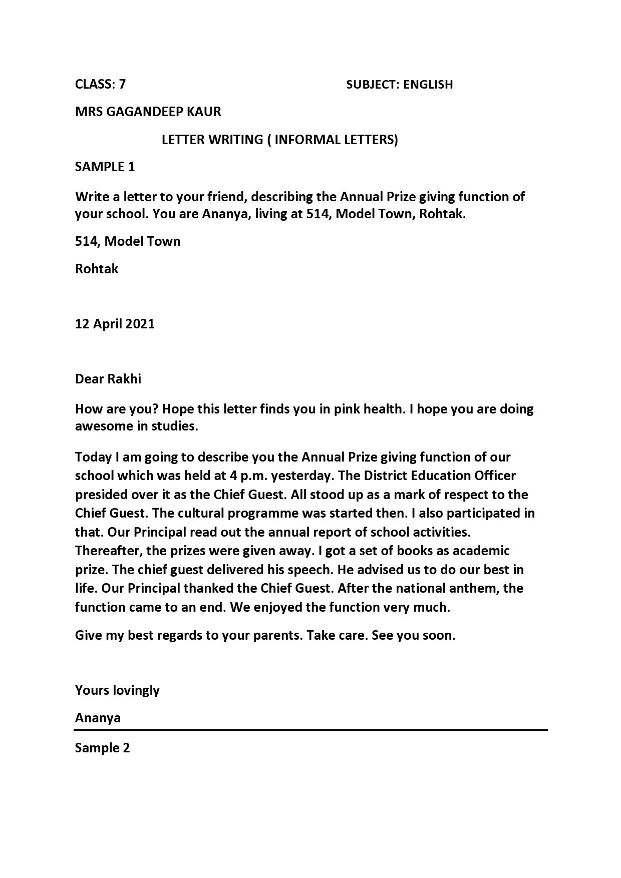 40-great-informal-letters-format-examples-templates