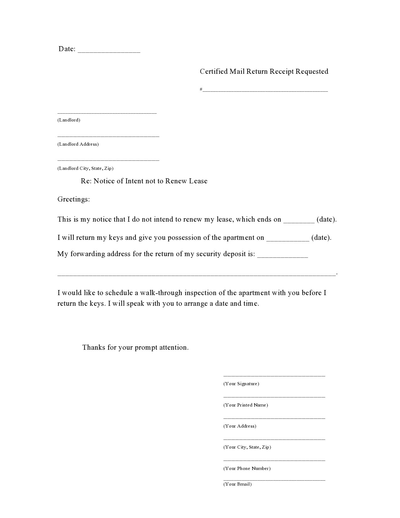 Free not renewing lease letter 04