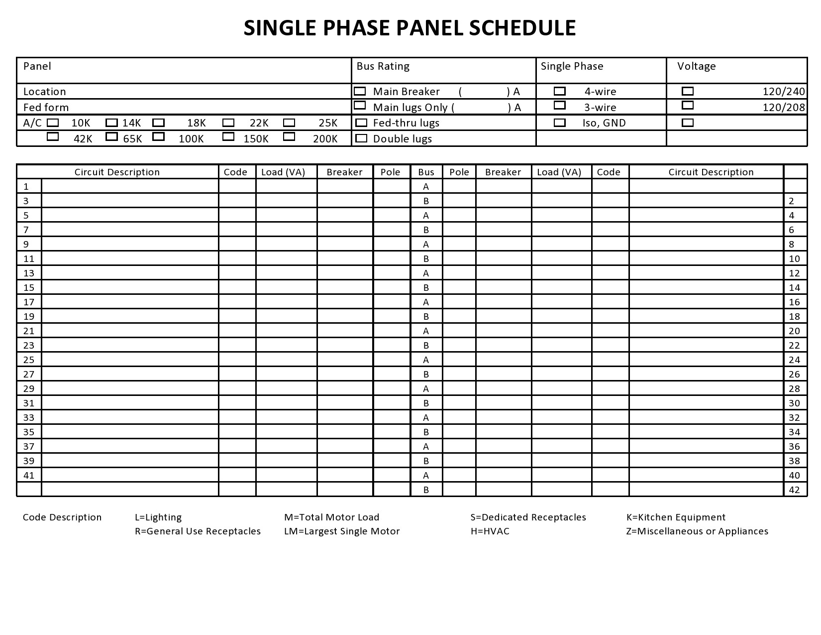 Free panel schedule template 18