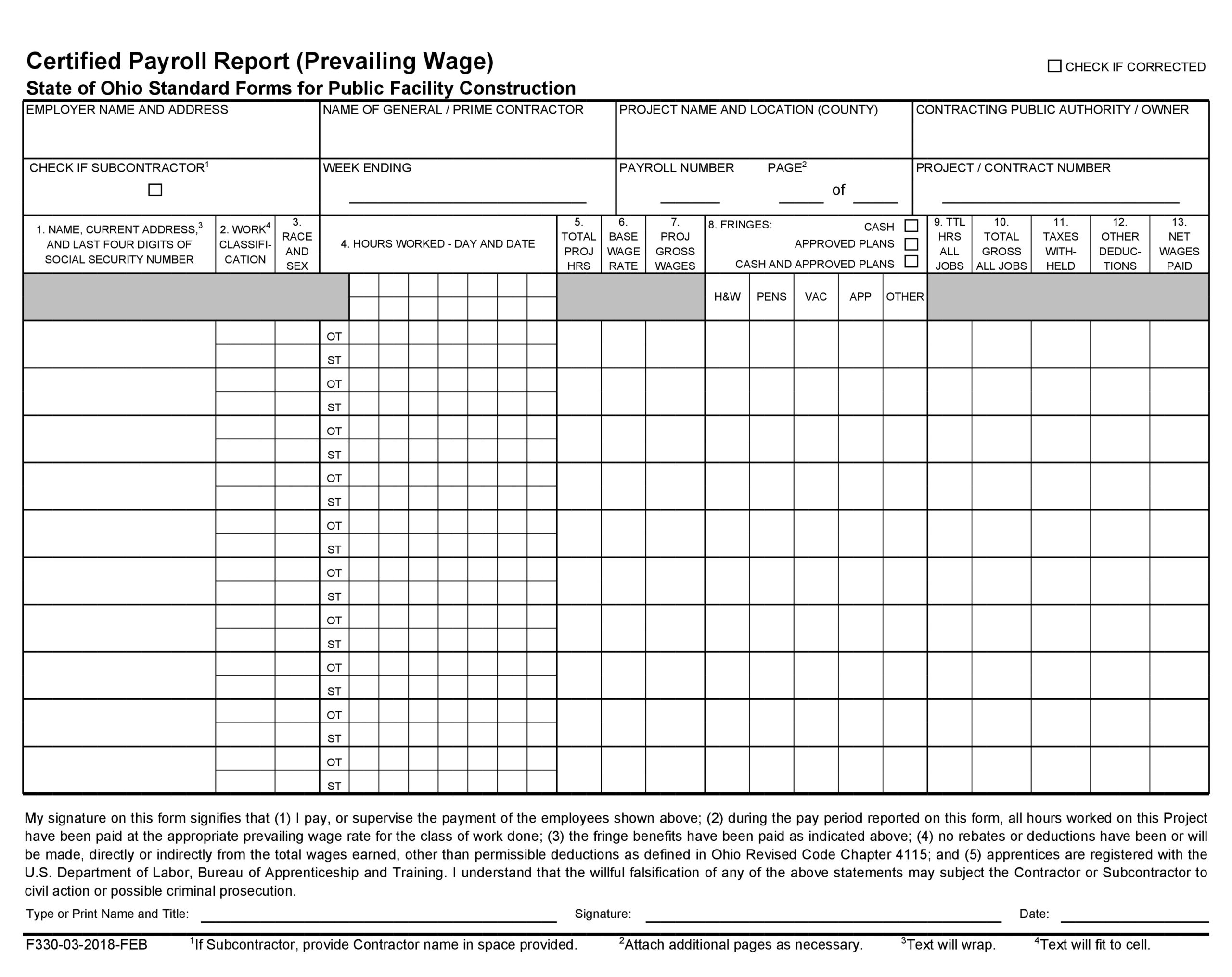 Free payroll report template 03