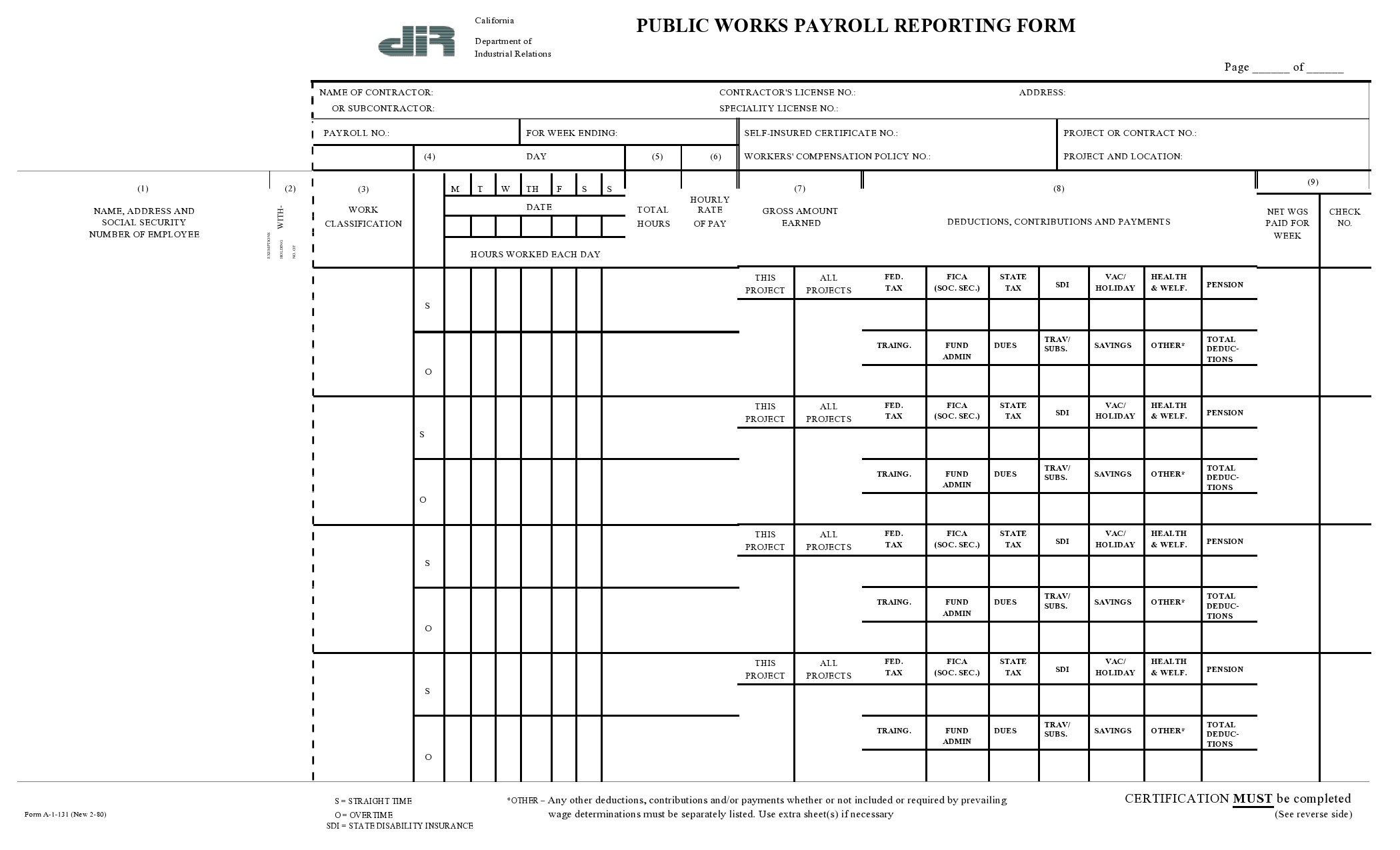 Free payroll report template 05
