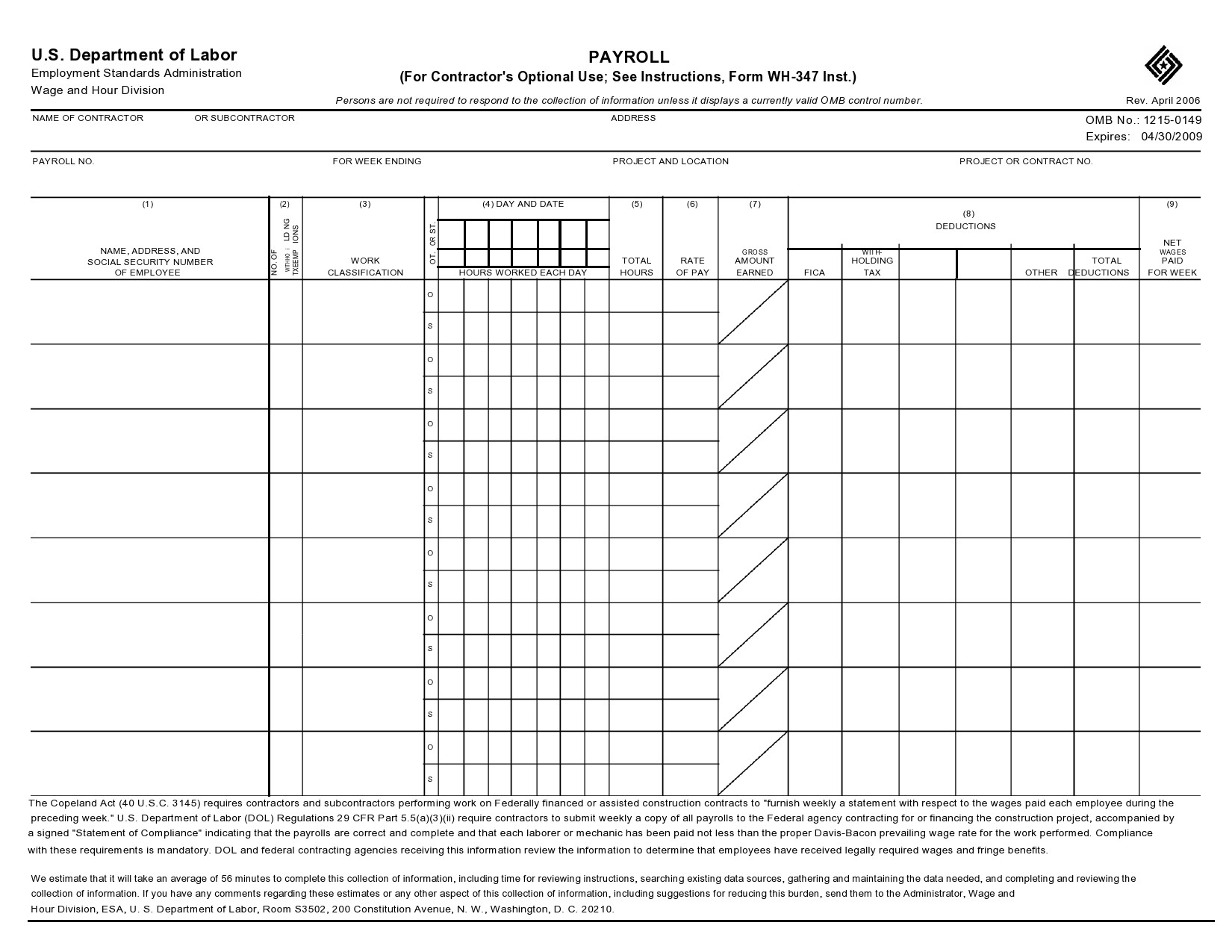 Free payroll report template 15