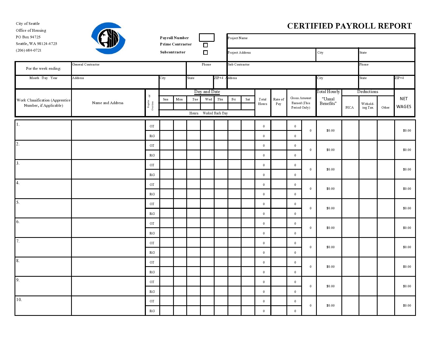 Free payroll report template 25