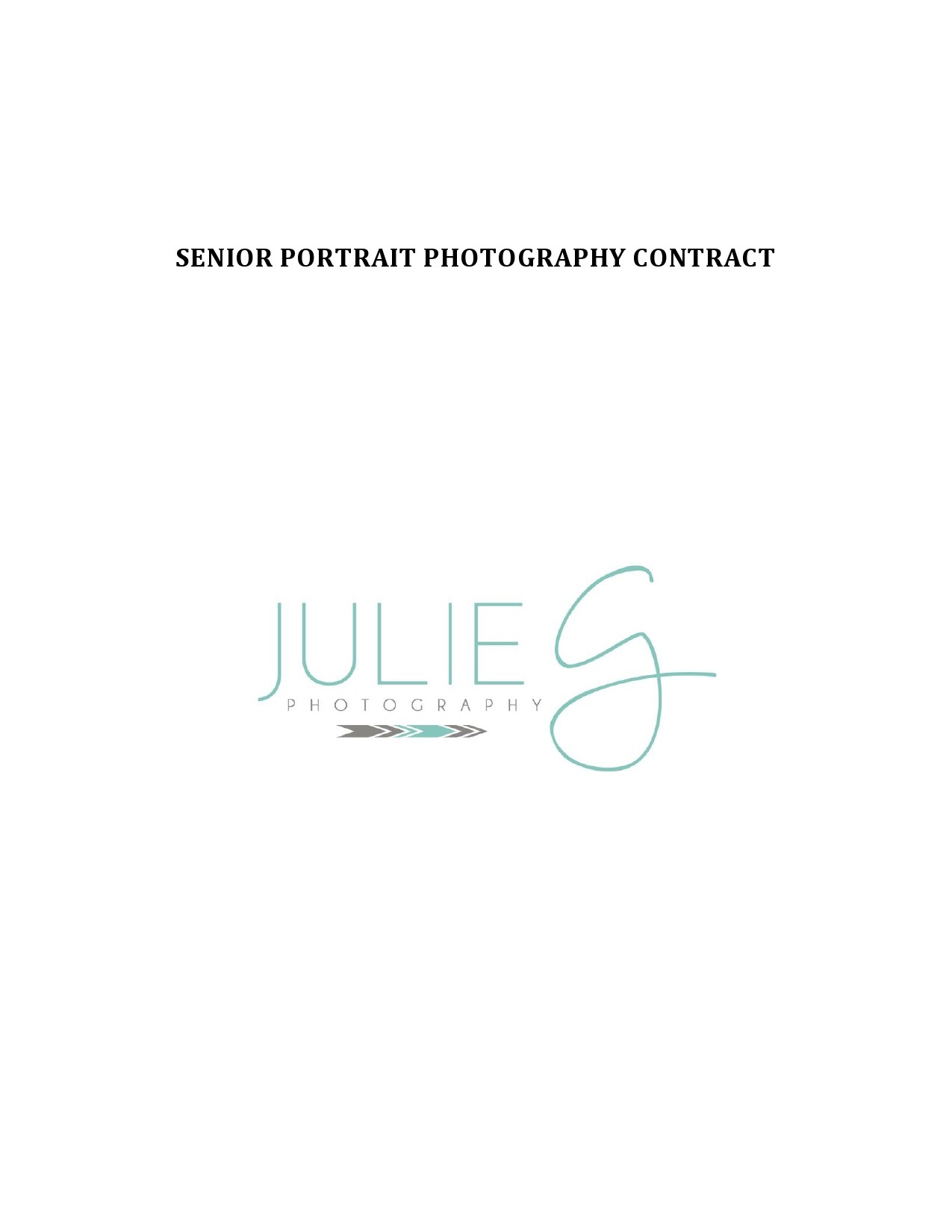 Free photography contract template 10