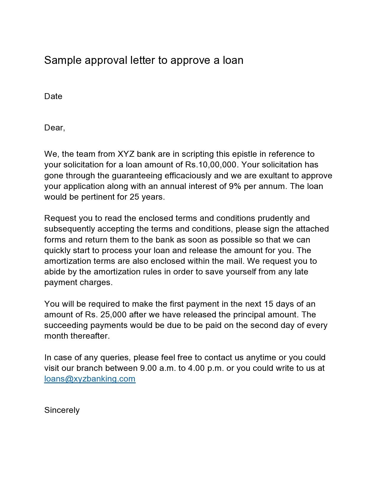 Free pre approval letter 17