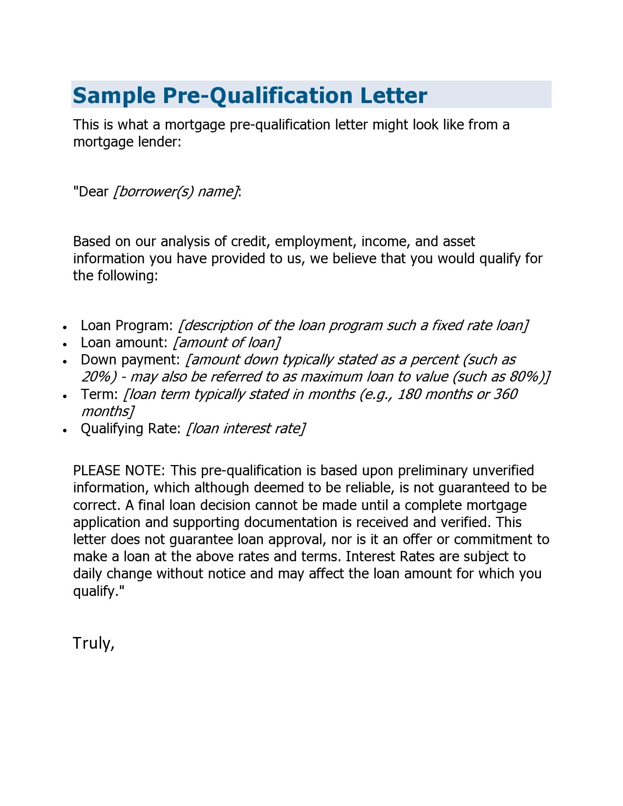 Free pre approval letter 32