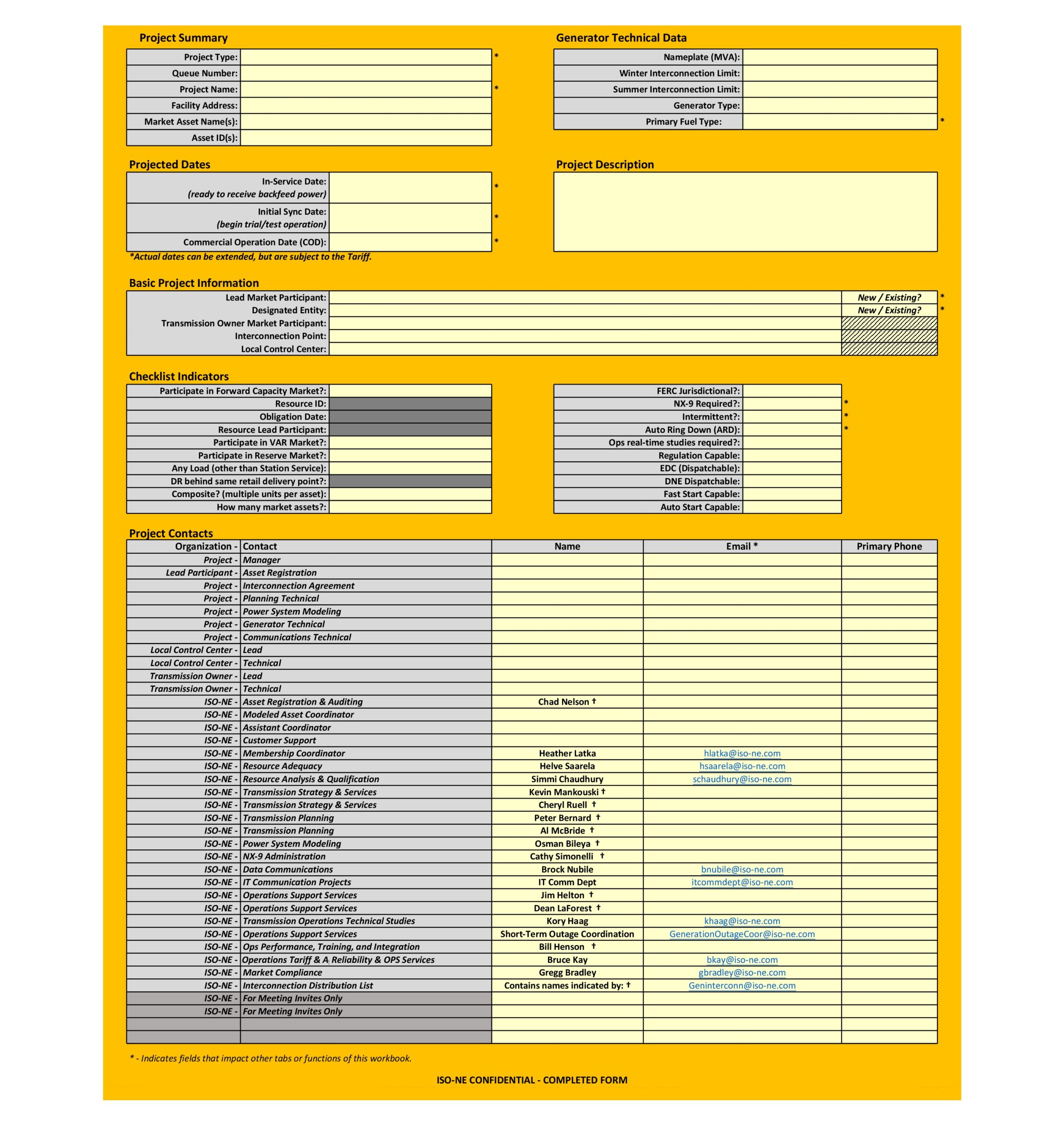 Free project summary template 05
