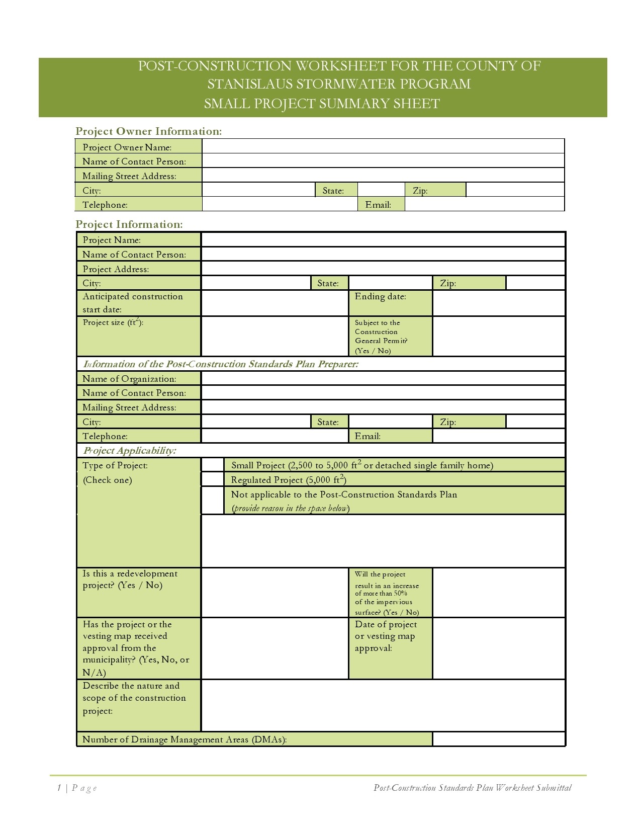 Free project summary template 15