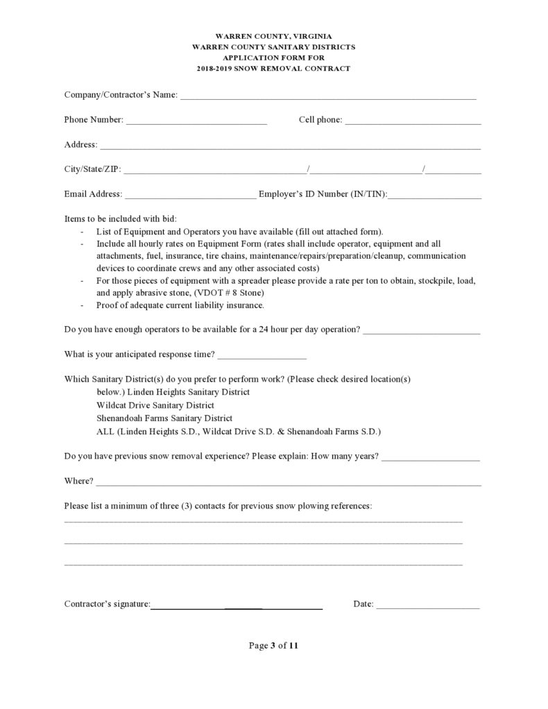 40 Professional Snow Removal Contracts (FREE) ᐅ TemplateLab