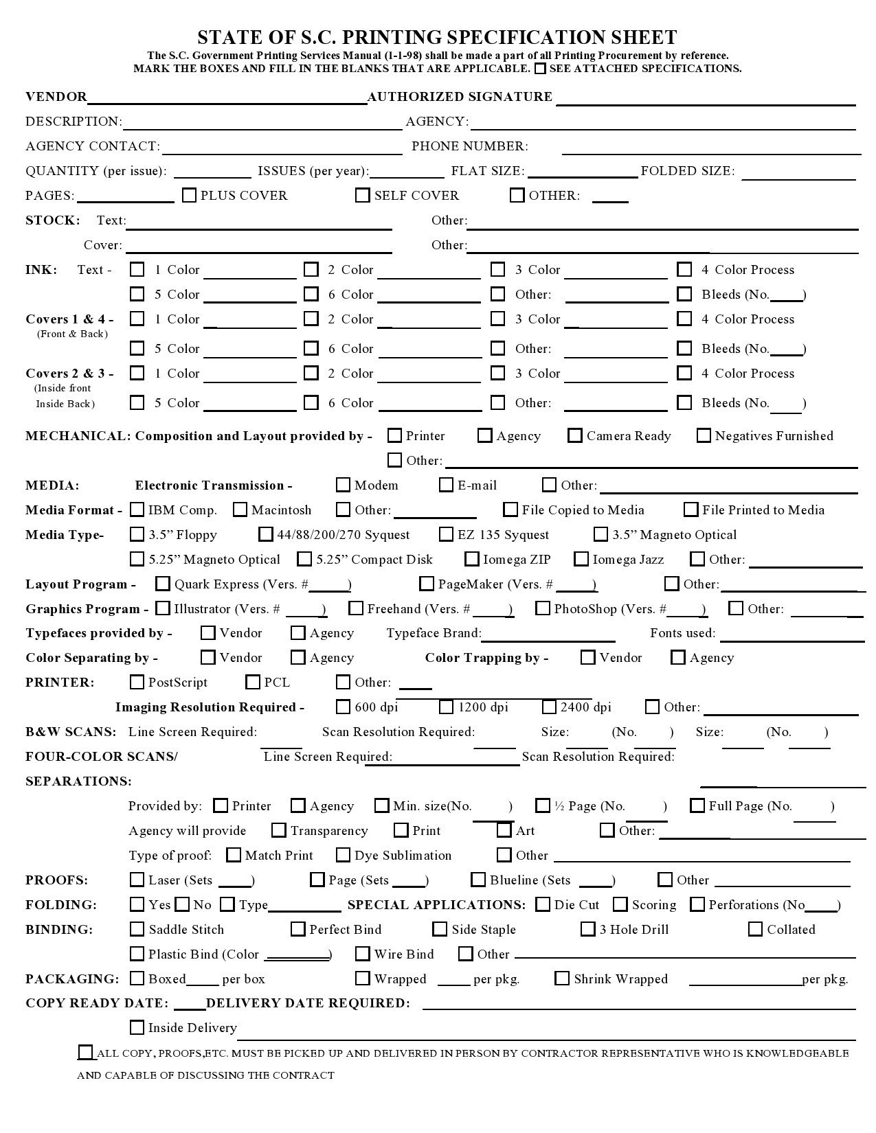 Free spec sheet template 24