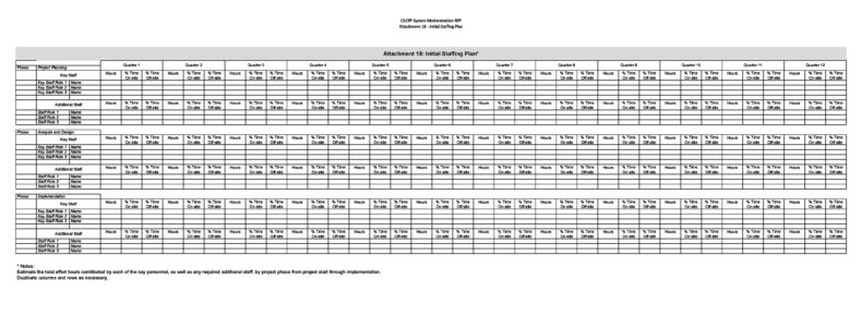 49 Effective Staffing Plan Templates (Excel Word PDF) ᐅ TemplateLab