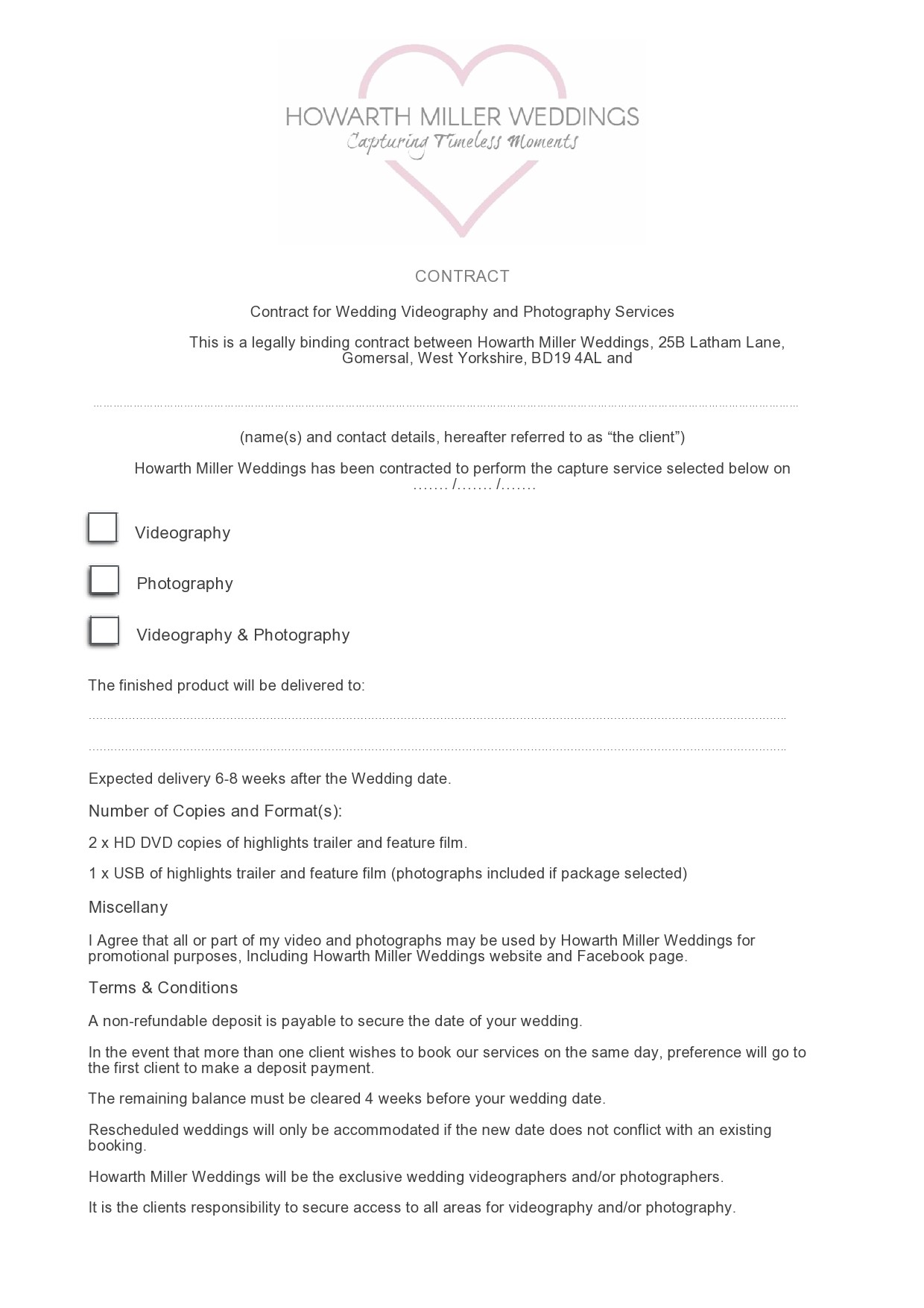 Free videography contract 03