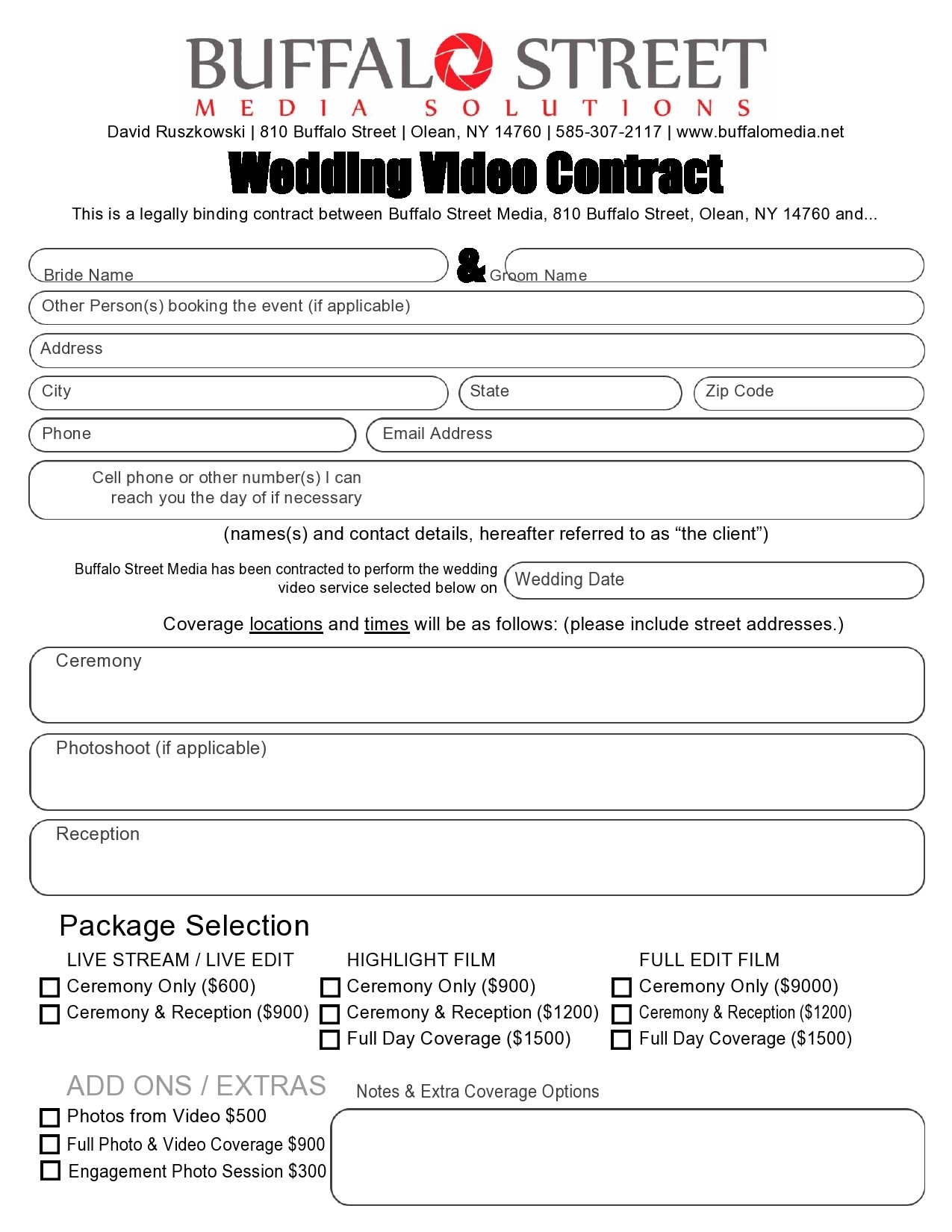 Free videography contract 29