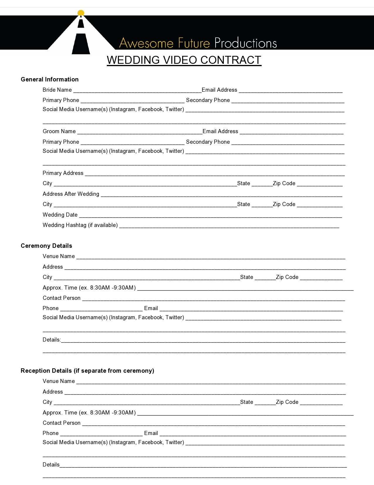 Free videography contract 32