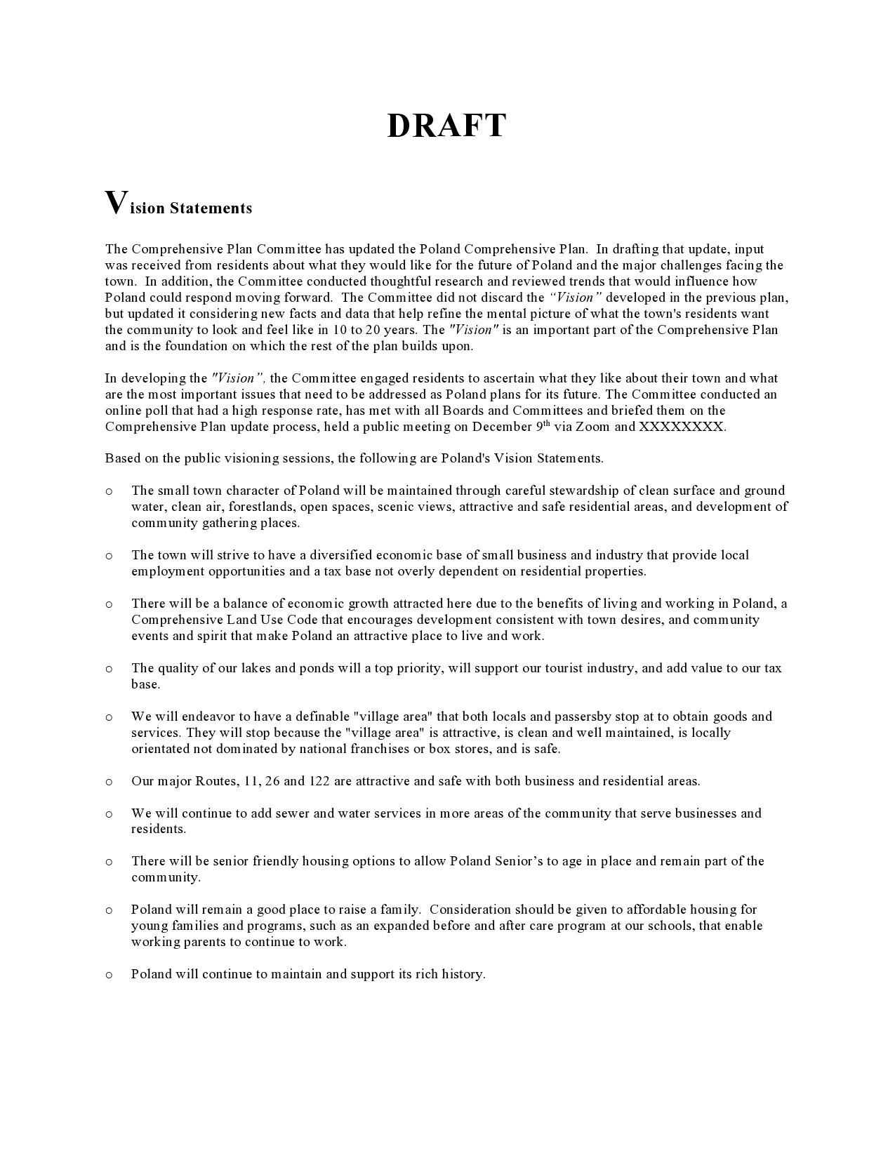 Free vision statement template 27
