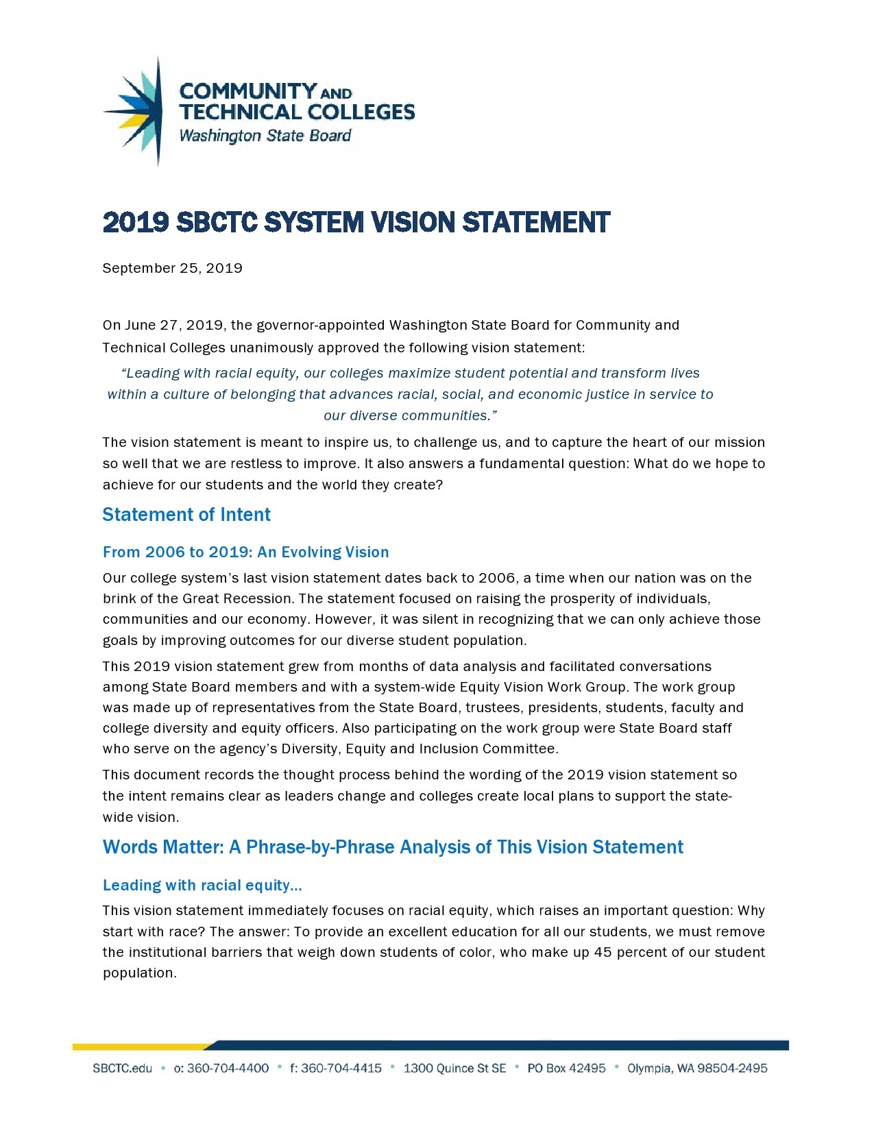 Free vision statement template 31