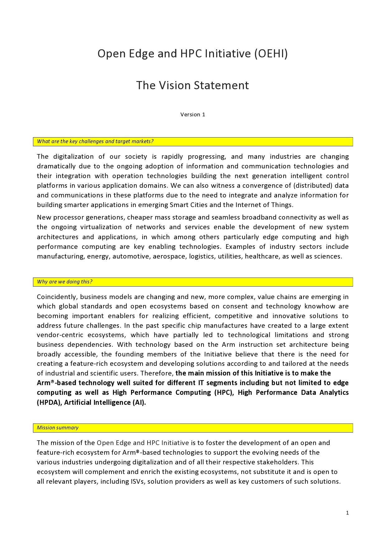 Free vision statement template 34