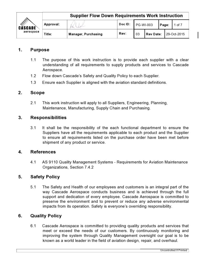 40 Useful Work Instruction Templates (Step by Step)
