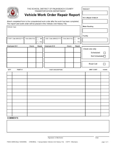 52 Printable Work Order Templates (Excel Word PDF) 52 Printable Work Order Templates (Excel Word PDF)