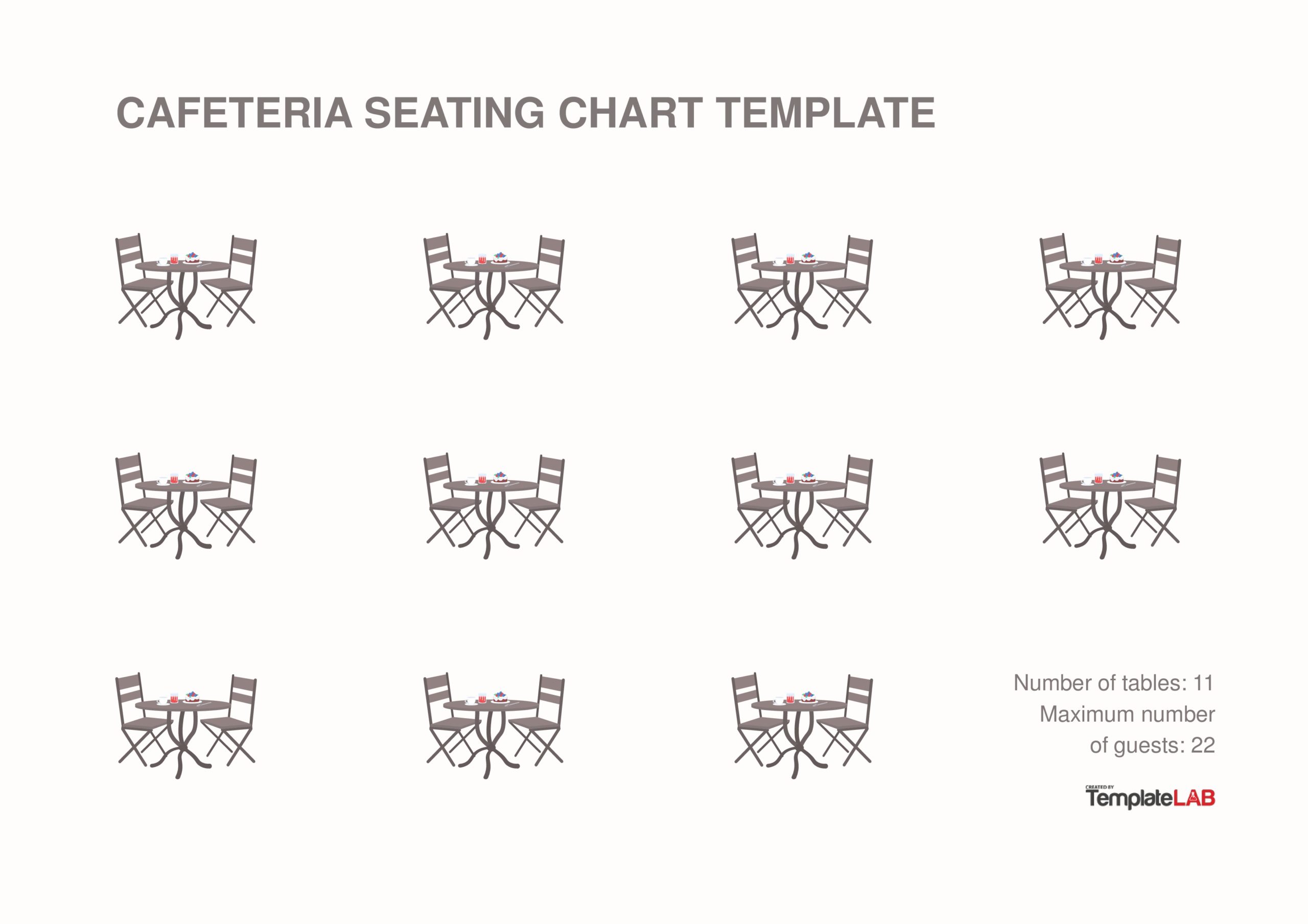 Free Cafeteria Seating Chart Template