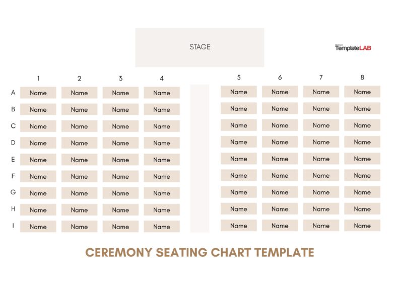 19 Great Seating Chart Templates (Wedding, Classroom + more)