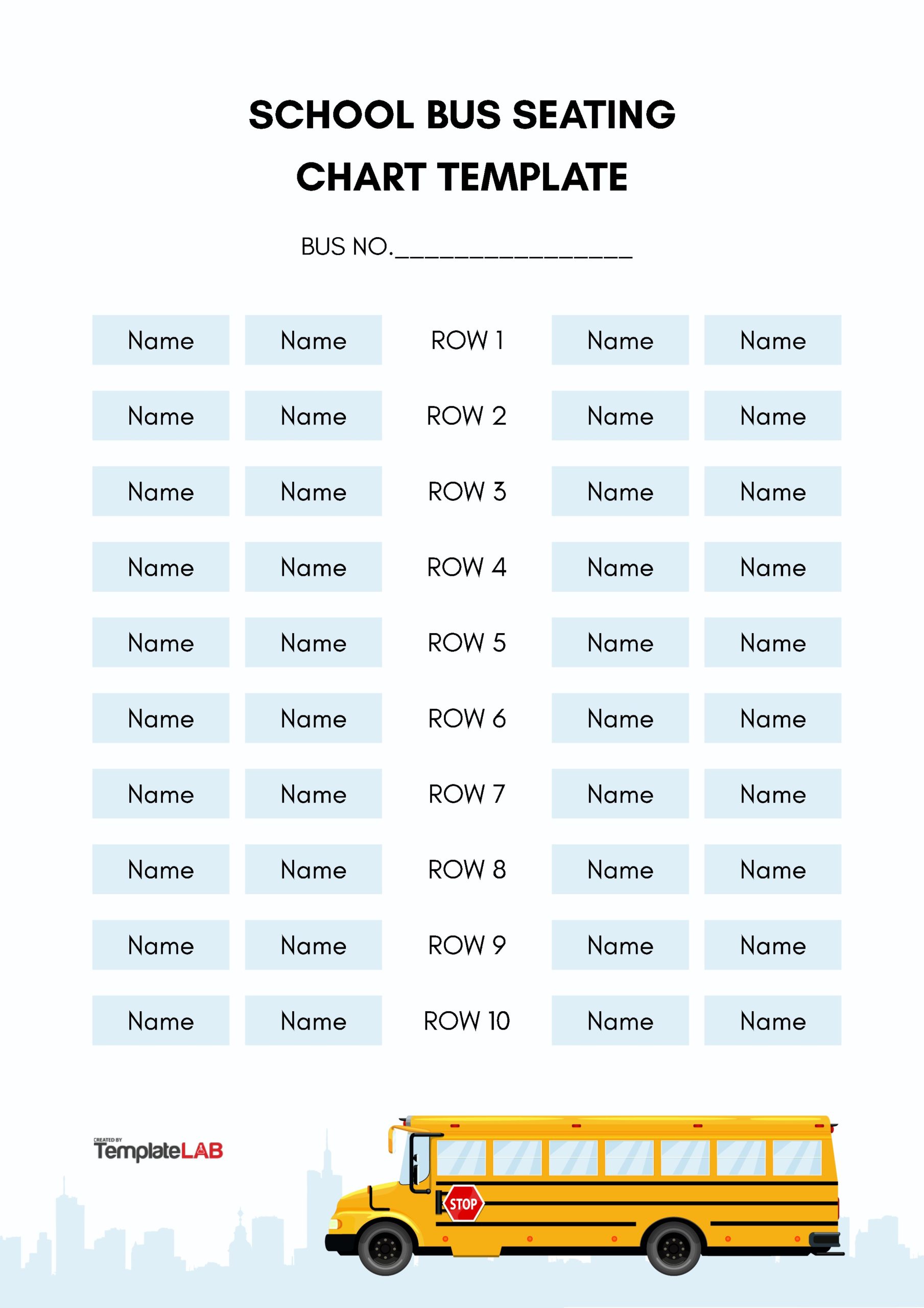 Seating Chart Template Excel