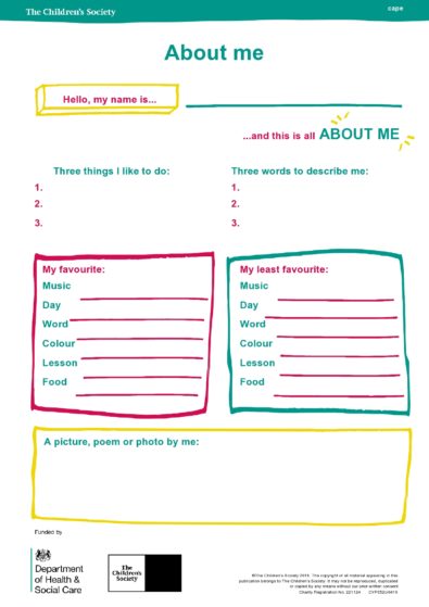 40 Printable All About Me Templates (FREE) ᐅ TemplateLab
