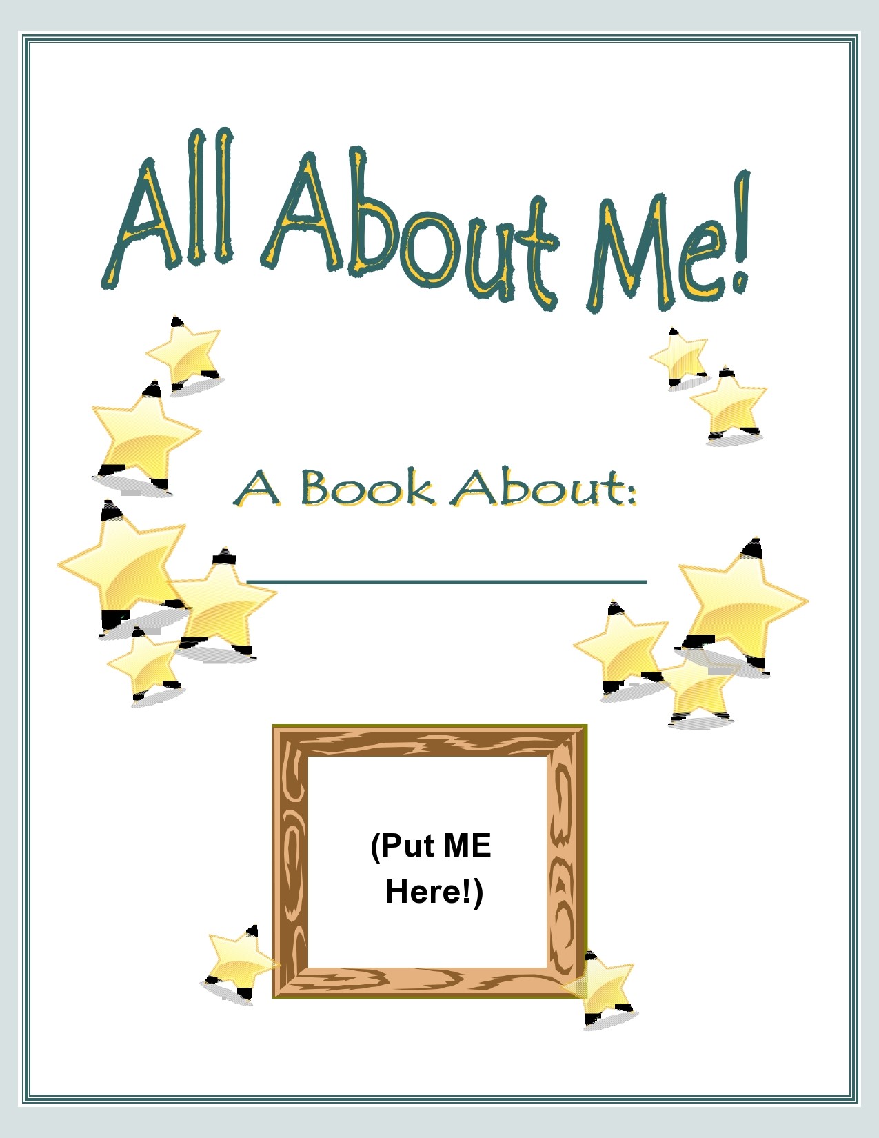 Free all about me template 26