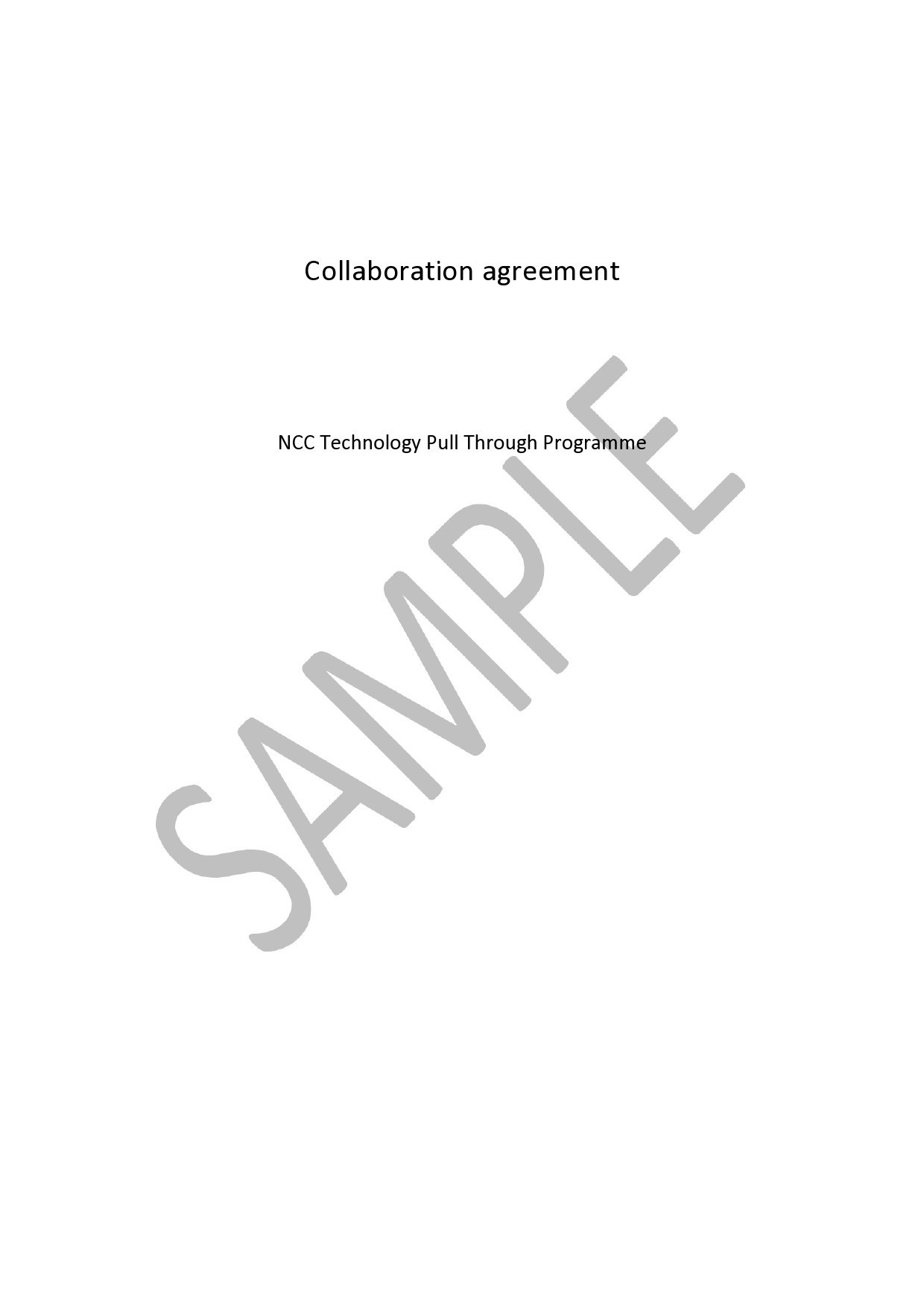 Free collaboration agreement 22