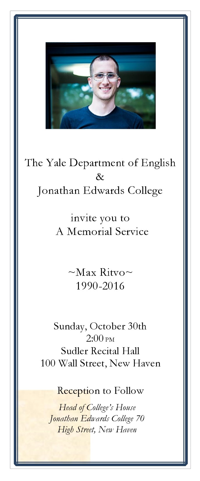 Free funeral invitation template 13