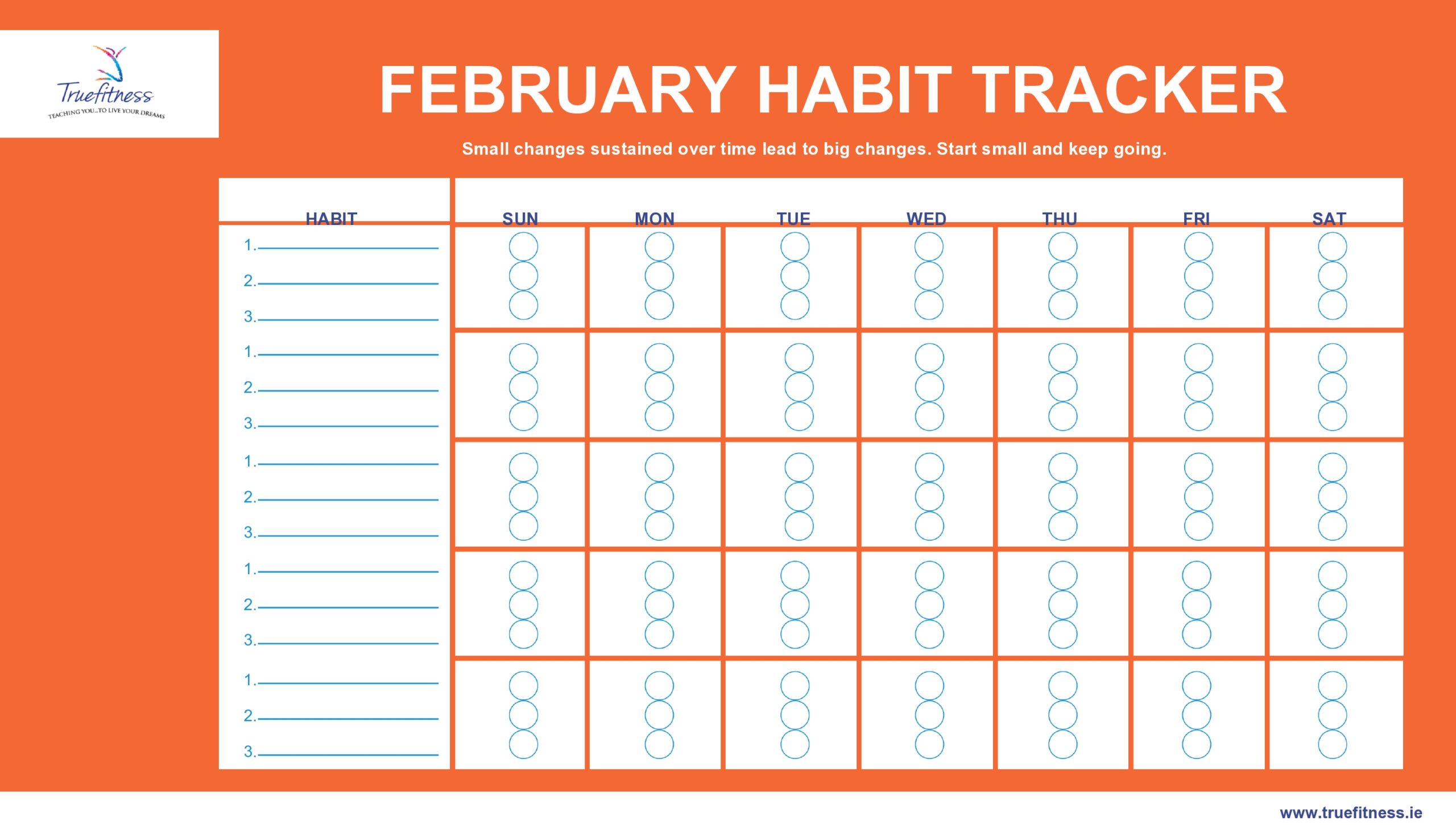 Free habit tracker template 17